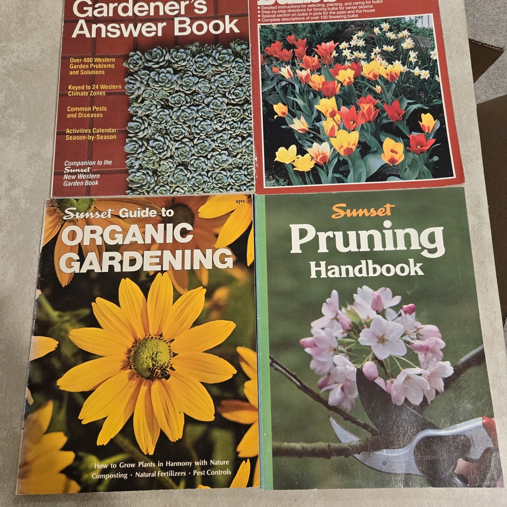 Gardening Book Collection Set Of 4
